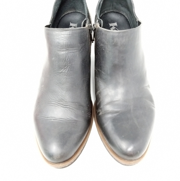 KORK-EASE KORKS Women Black Leather Chelsea Boot Size 7M - Picture 7 of 13